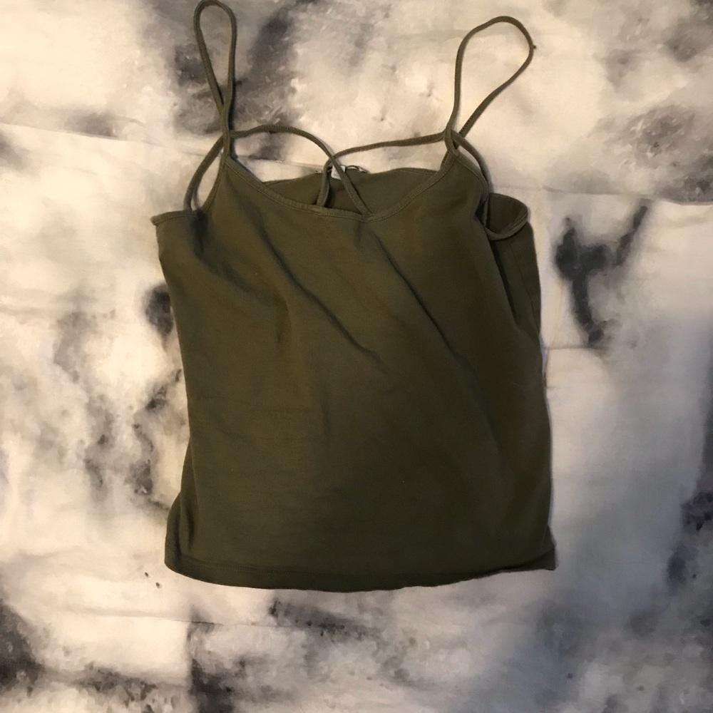 Olive Green Tank Top